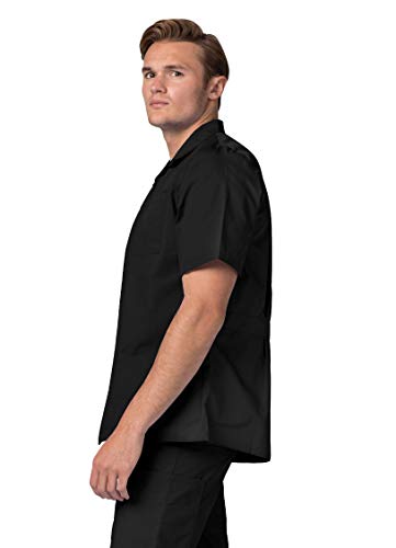 Zippered Short Sleeved Scrub Jacket W768