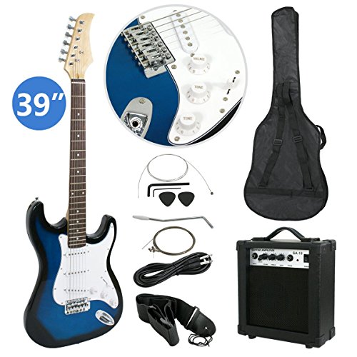 Black Full Size Electric Guitar Starter Kit J541