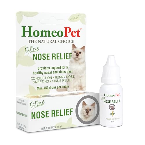 Natural Nasal and Sinus Medicine for Cats, 15 Milliliters F697