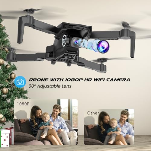 Drone With Camera 1080P, RC Quadcopter With Altitude Hold, Mini Drone Q297