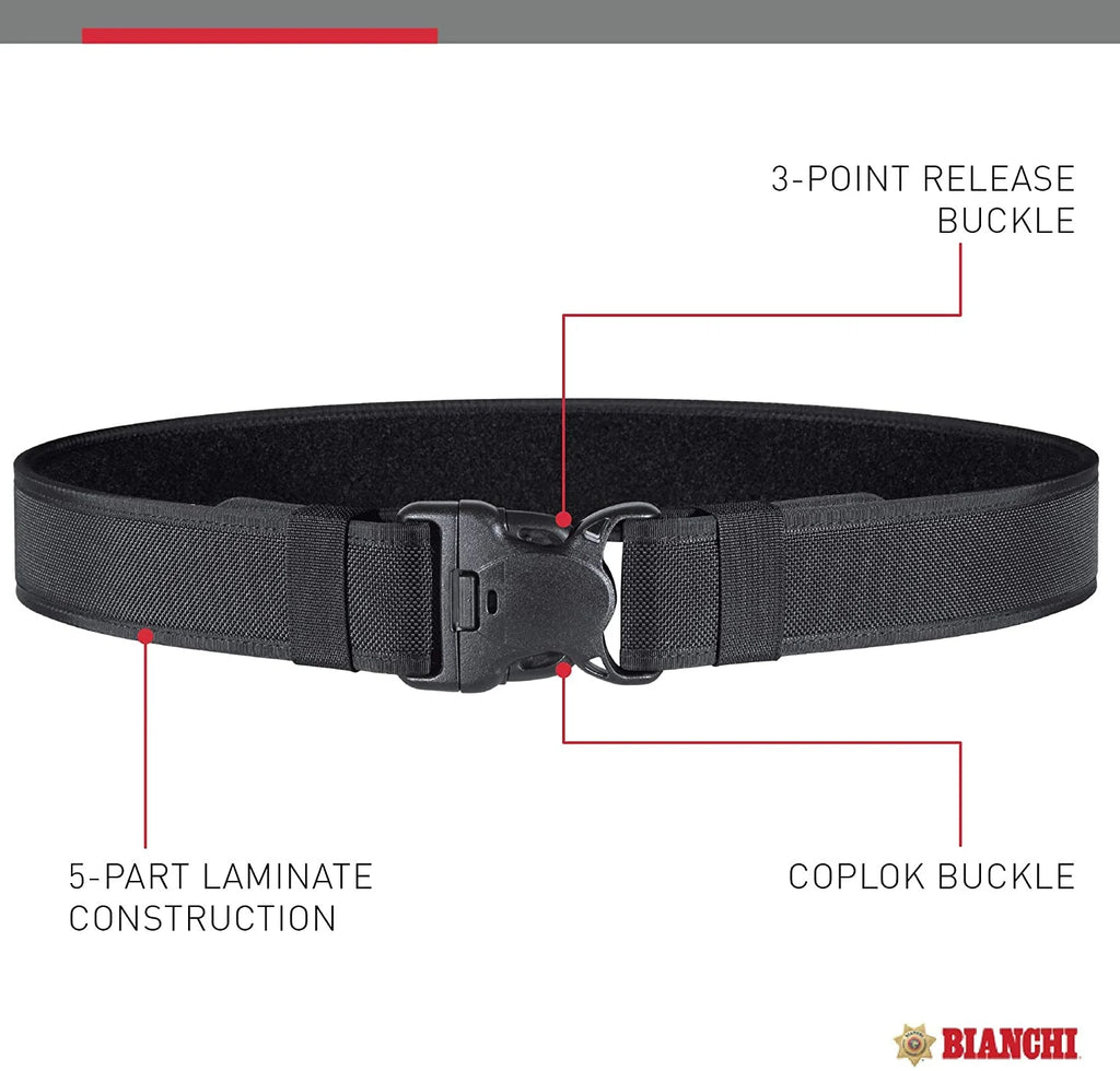 Black 2-Inch Nylon Duty Belt K8736