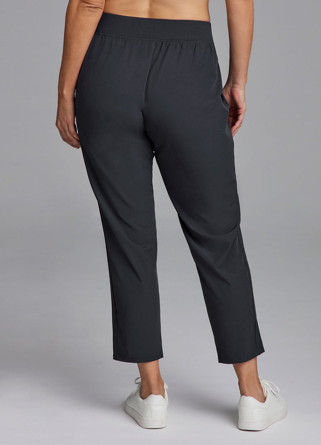 Plus City Stretch Ribbed Ankle Pant