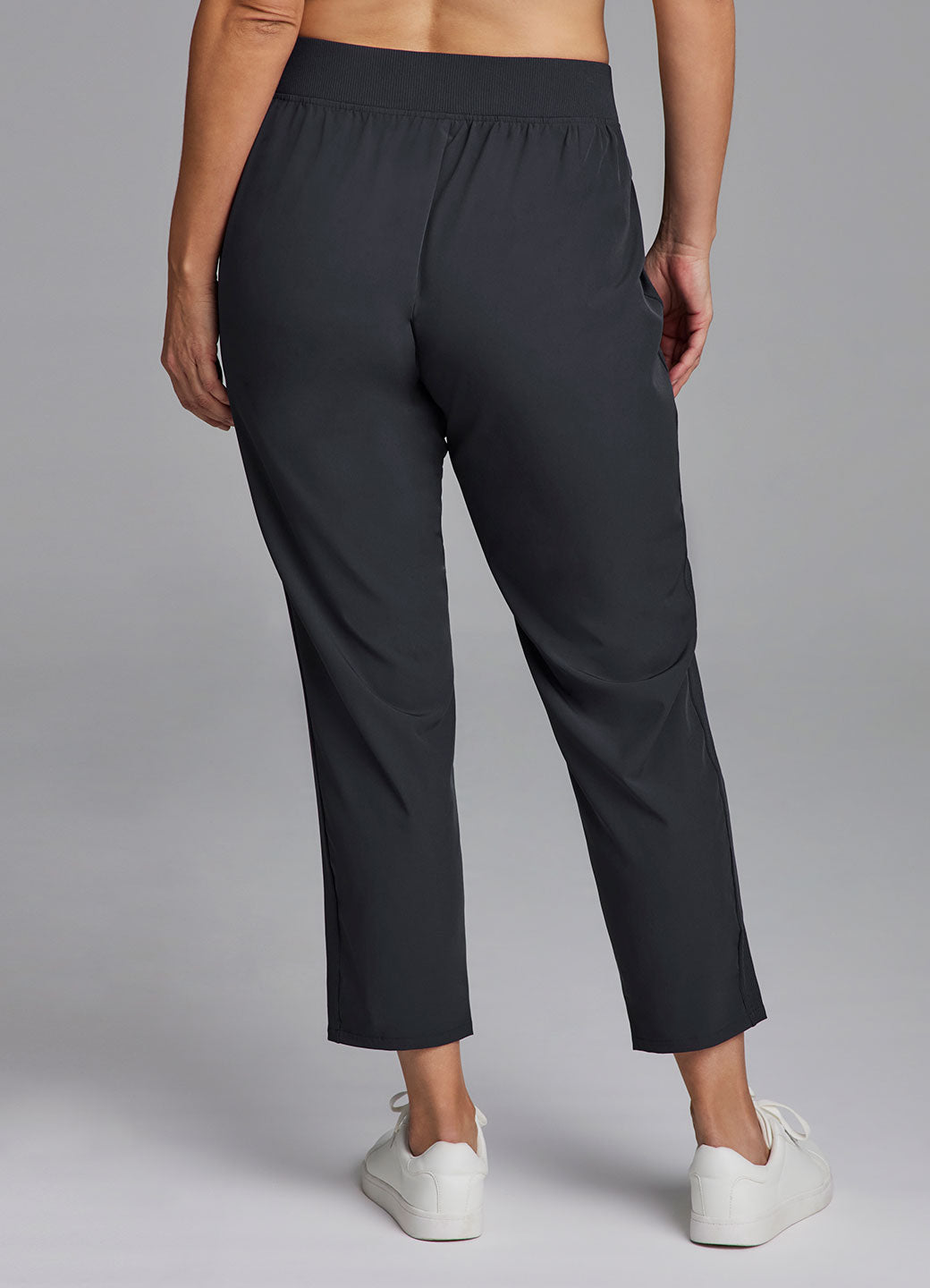 Plus City Stretch Ribbed Ankle Pant