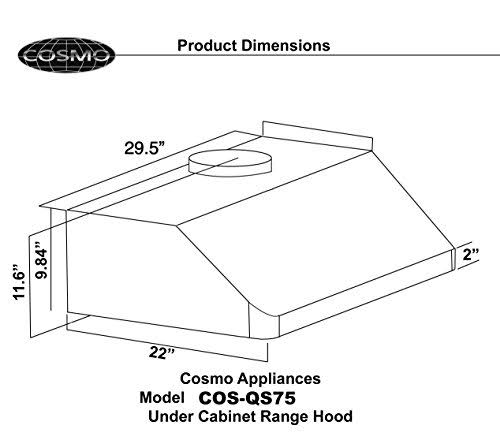 Pro-Style Under Cabinet Range Hood C3848