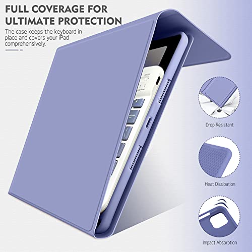 Purple Wireless Detachable Keyboard Case for iPad 10.5 L66413