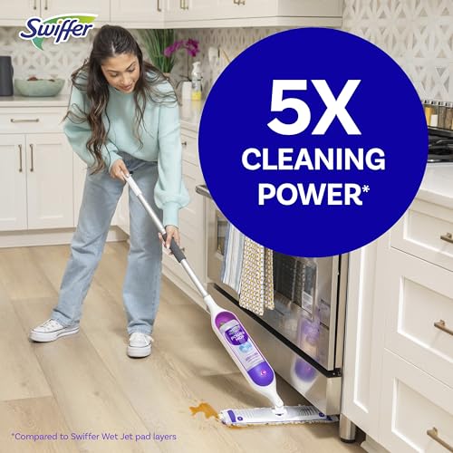Multi-Surface Mop Kit with PowerMop, 2 Mopping Pad Refills, 1 Cleaning Solution and 2 Batteries P7514