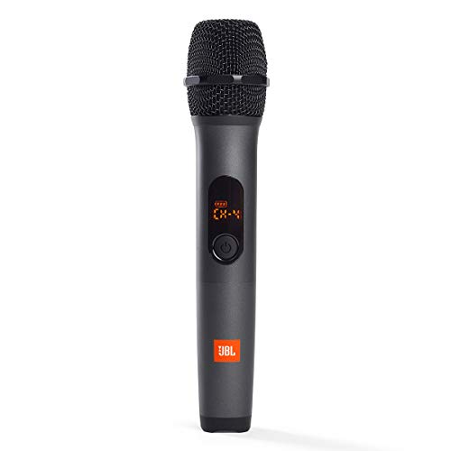 Black Wireless Two Microphone System with Dual-Channel Receiver F1576