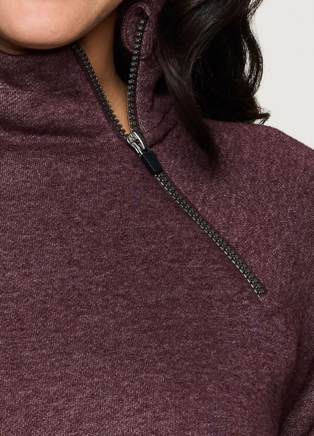 Ready To Roll Fleece Mock Neck Pullover