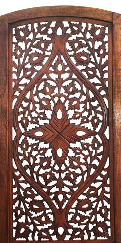 4 Panel Folding Wood Room Divider Y14581