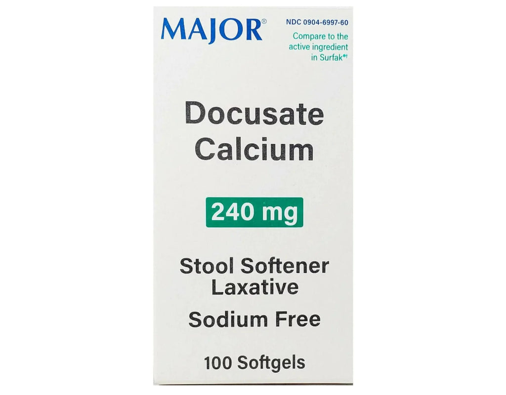 4 Pack 240mg Stool Softener Laxative Softgels, 100 Count O815