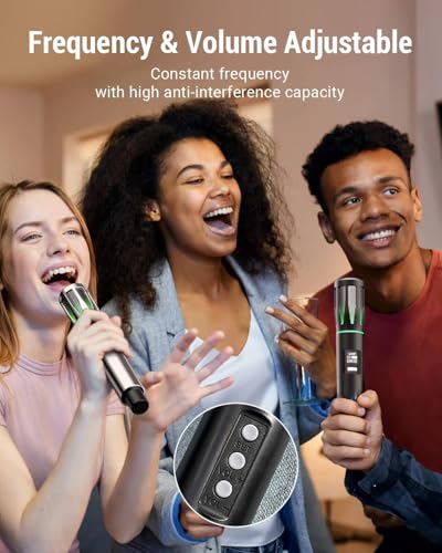 Rechargeable UHF Dynamic Wireless Microphone with 1/4" Receiver Y364