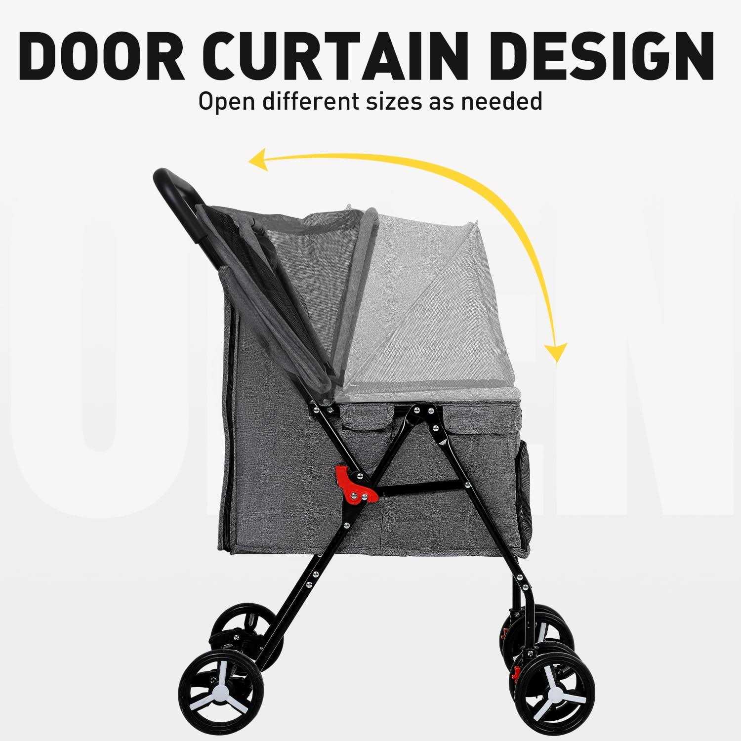 Mesh Foldable Pet Stroller O426635