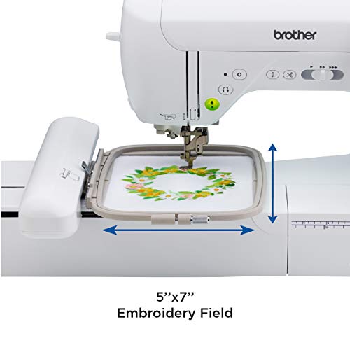 Computerized Sewing and Embroidery Machine, 138 Designs, 240 Built-in Stitches, 5" x 7" Hoop Area, 3.2" LCD Touchscreen Display, 8 Feet O242566