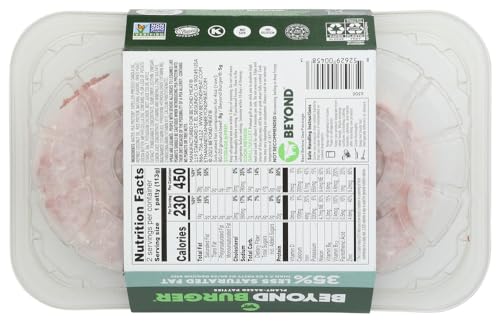 8 oz Plant-based Burger Patties (8 Pack, 16 Patties Total) E5383