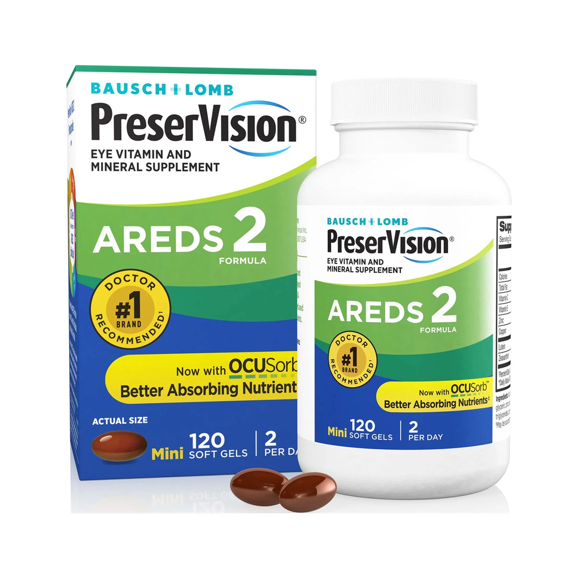 PreserVision AREDS 2 Formula Multivitamin Eye Vitamin and Mineral Supplement (Pack of 10) N28625