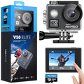 4K60fps Action Camera with 128GB Memory Card Y713524