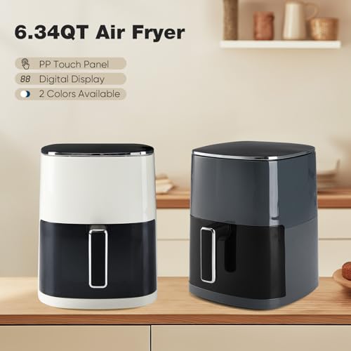 6 Quart Square Air Fryer with Window K97435