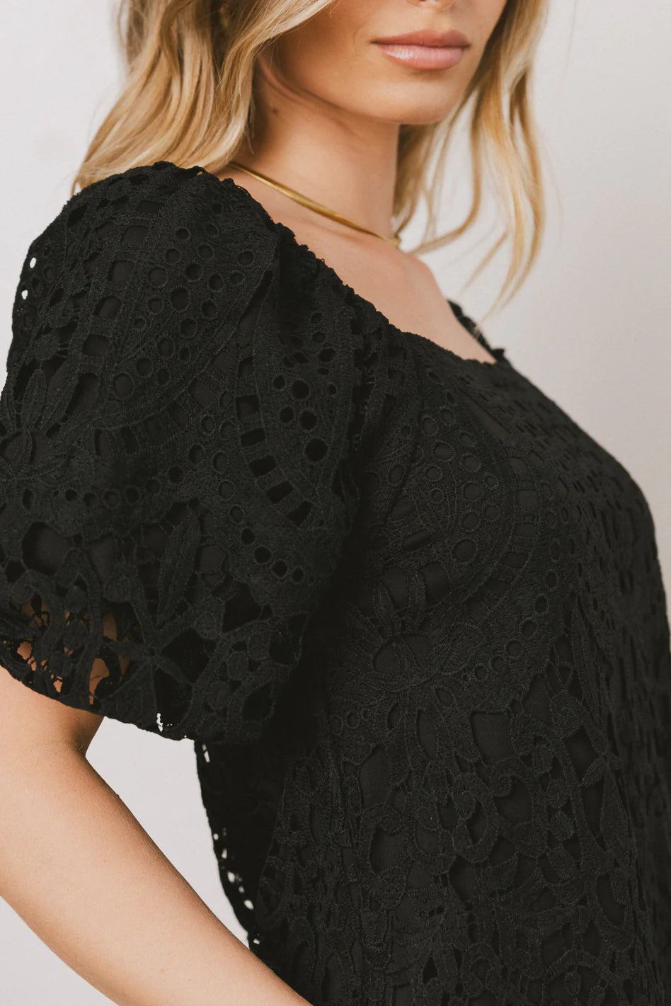 Eyelet Lace Dress D62814