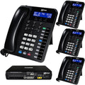 Small Business Phone System Bundle with 4 Digital Phones Q59562