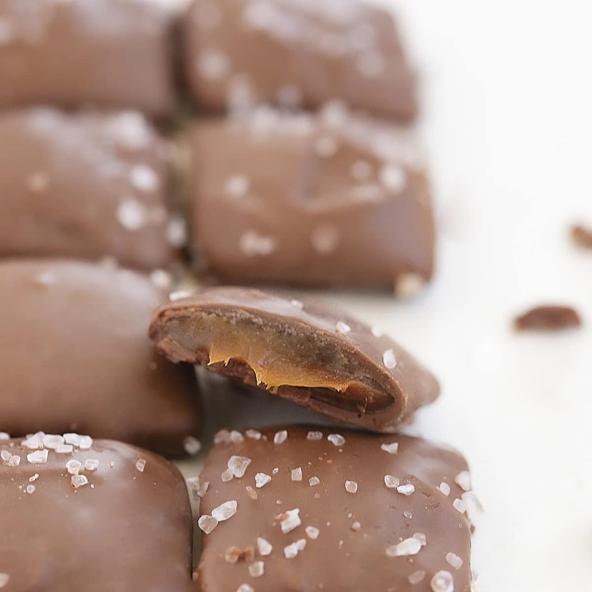 Milk Chocolate Sea Salt Caramel THINS - 6 ounce bag J8793