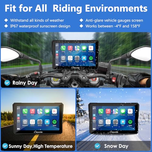 7" Waterproof GPS Navigation Screen with Dual Bluetooth G3244