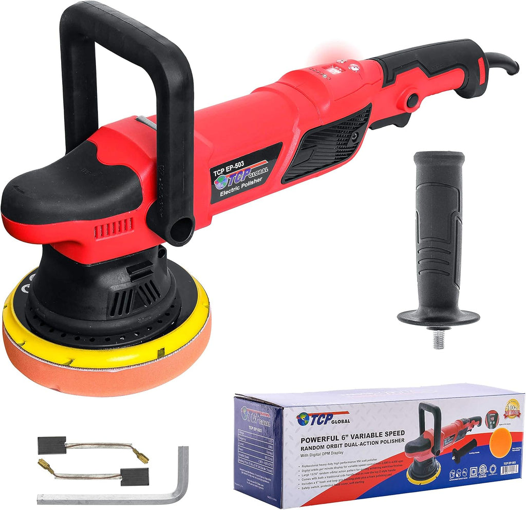 Heavy Duty 6 Variable Speed Random Orbit Dual-Action Polisher R35021