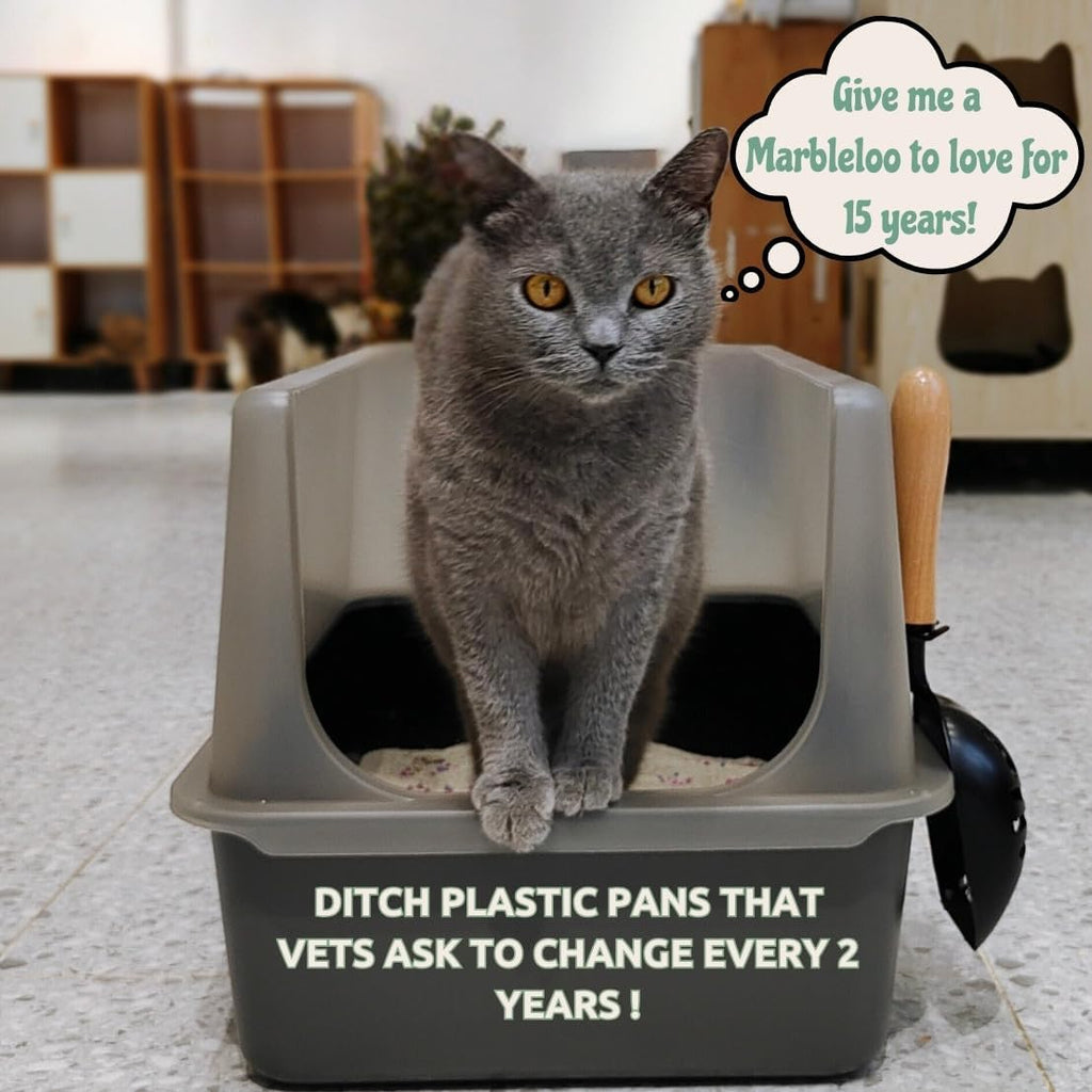 Stainless Steel Extra Large Litter Box with Lid R974