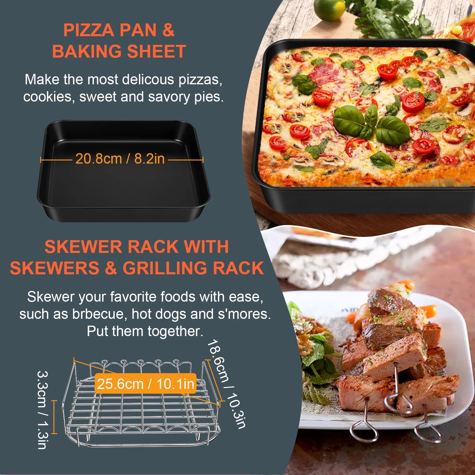 Air Fryer Accessories Set, Non-Stick Coating I99961