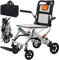 Lightweight Aluminum Folding Transport Wheelchair D305