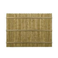 6-ft x 8-ft Pressure Treated Southern Yellow Pine Dog Ear Privacy Spaced Picket Fence Panel P84622