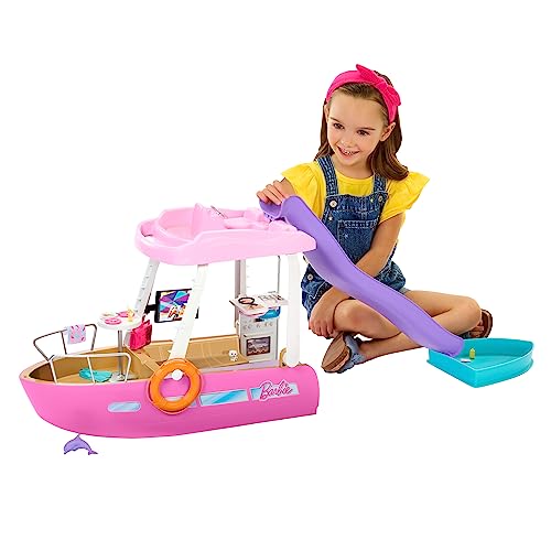 Barbie Toy Boat Playset with 20+ Ocean-Themed Accessories A660