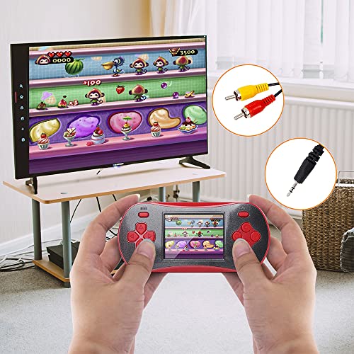 Handheld Game Player Portable Classic Game Controller Built-in 260 Game 2.5 inch LCD Retro Arcade Video Game System (Blue) H337110