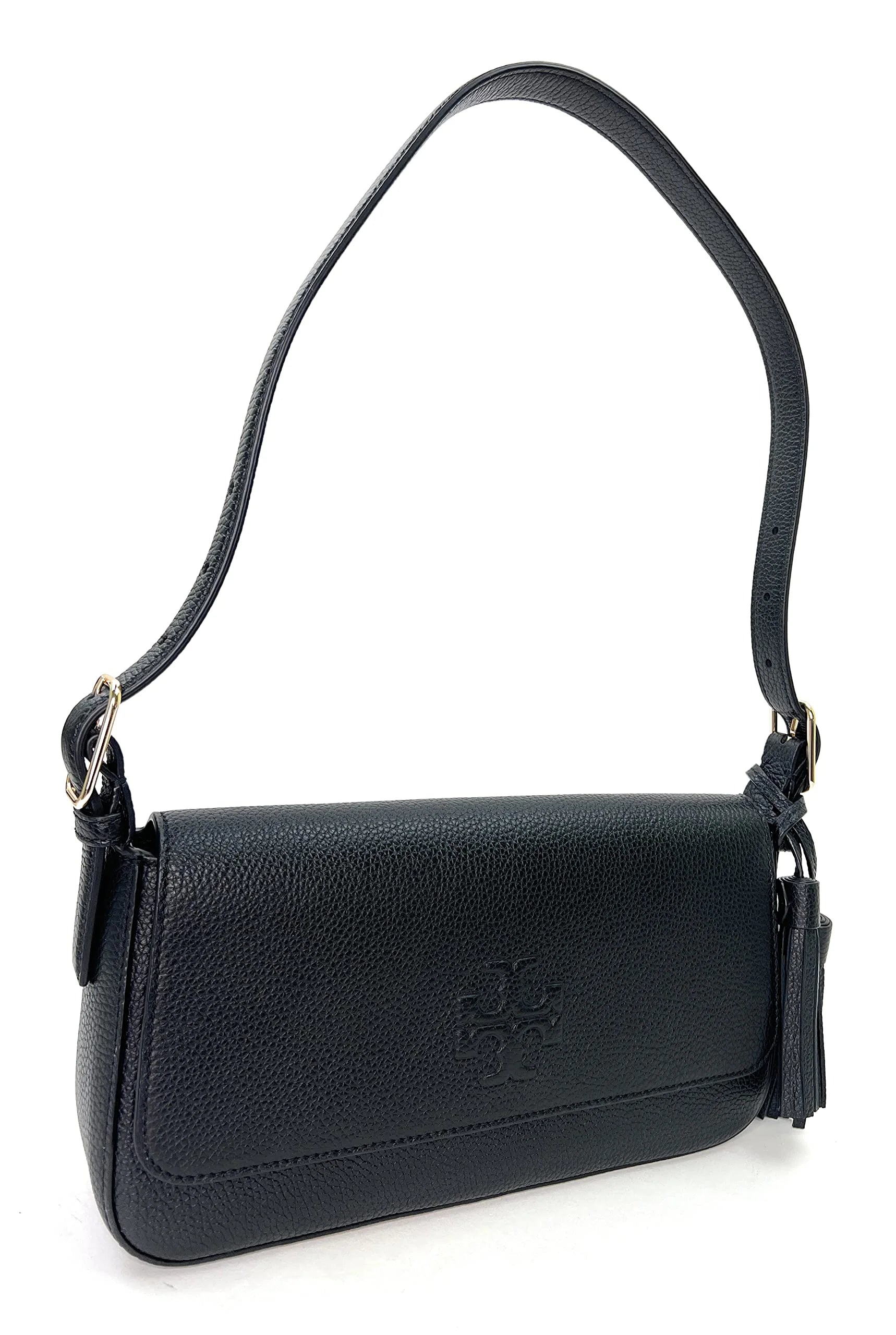 Black Flap Shoulder Bag J813808