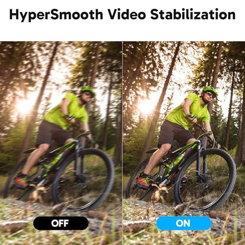 4K60fps Action Camera with 128GB Memory Card Y713524