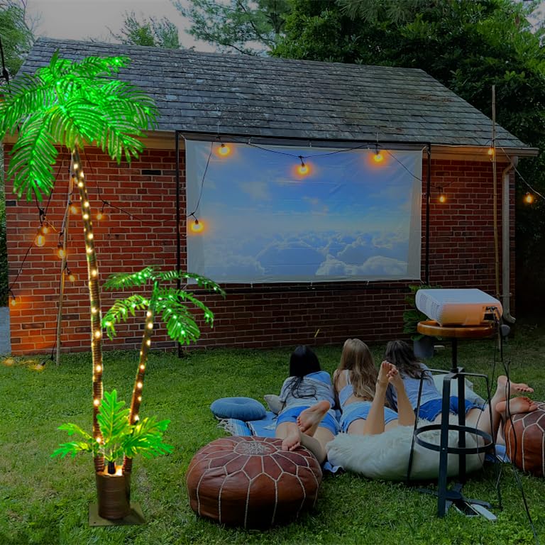 Lighted 6Ft Artificial Palm Tree Y66130