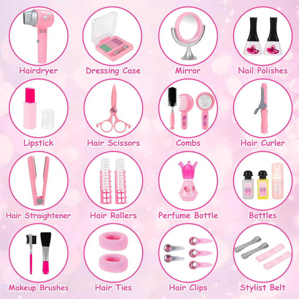 35pcs Kids Pretend Play Makeup Set G859