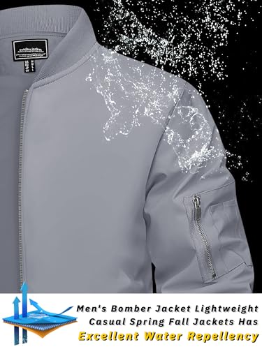 Lightweight Bomber Jacket with Pocket U112