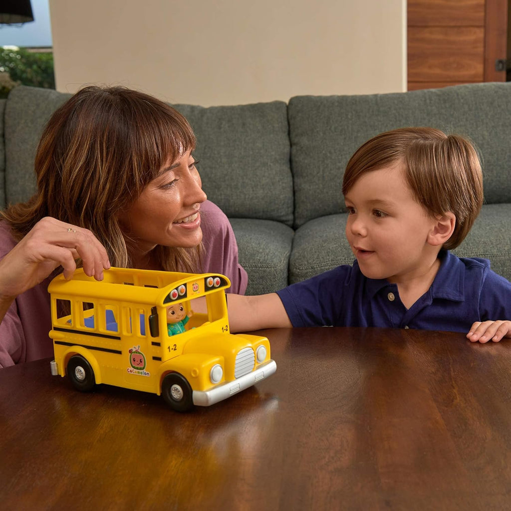 Musical Yellow School Bus with Removable JJ Figure H71954