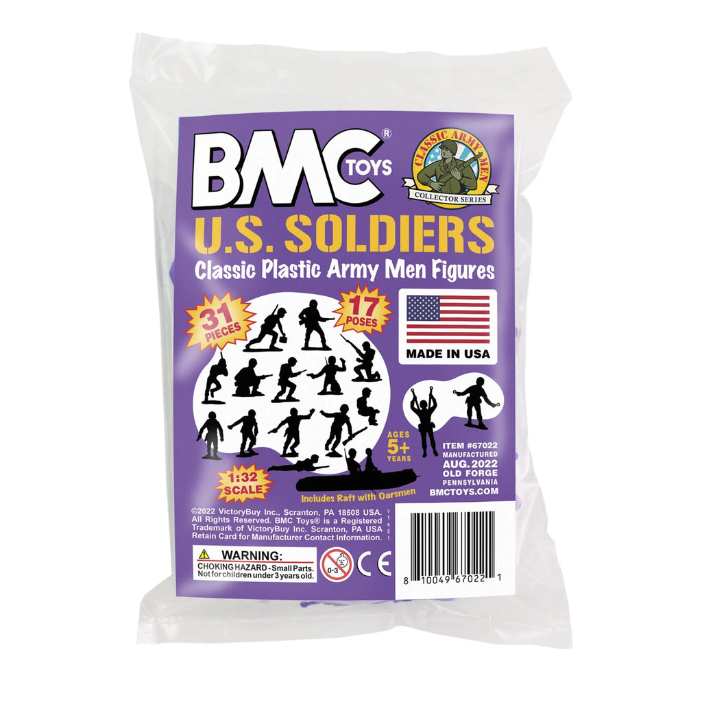 Purple 31pc Plastic Army Men Figures L512