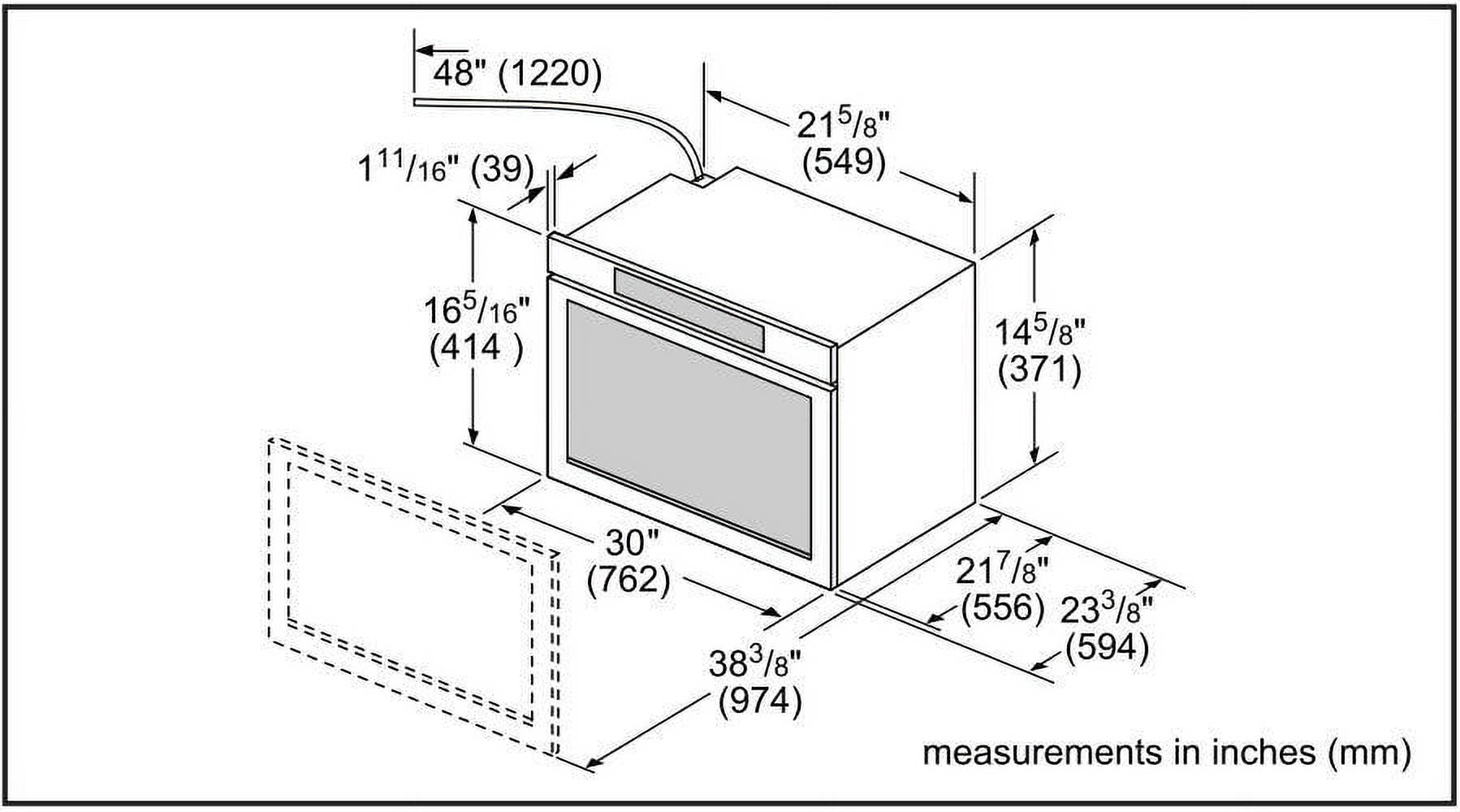 Stainless Steel Microwave Drawer J8914