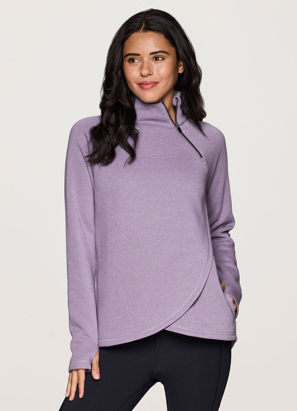 Ready To Roll Fleece Mock Neck Pullover