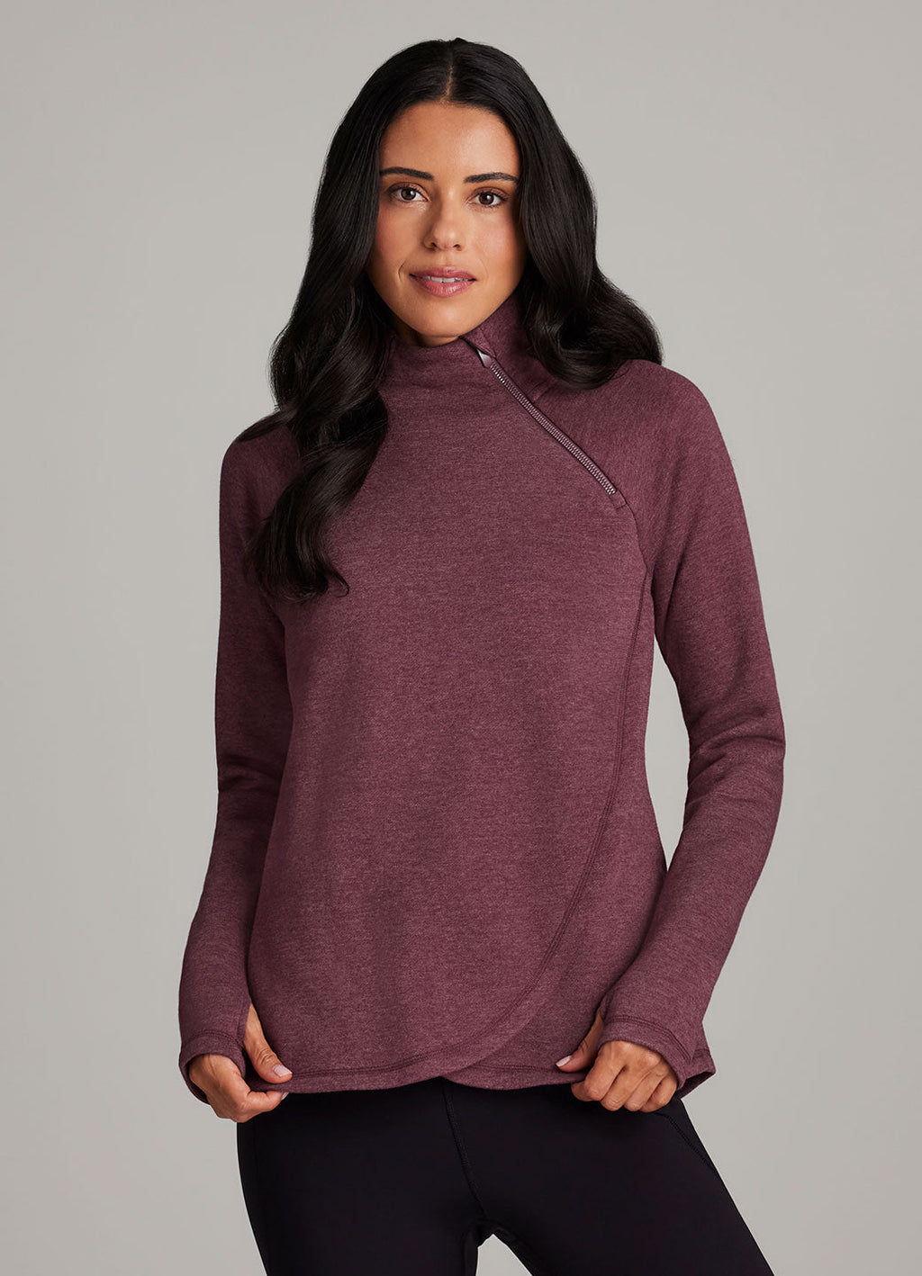 Ready To Roll Fleece Mock Neck Pullover