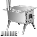 18.3x15x14.17 inch 304 Stainless Steel Portable Wood Stove Q59879