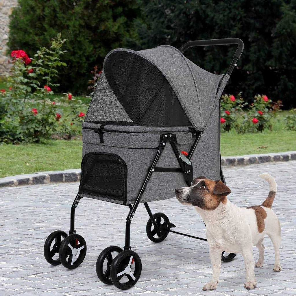 Mesh Foldable Pet Stroller O426635