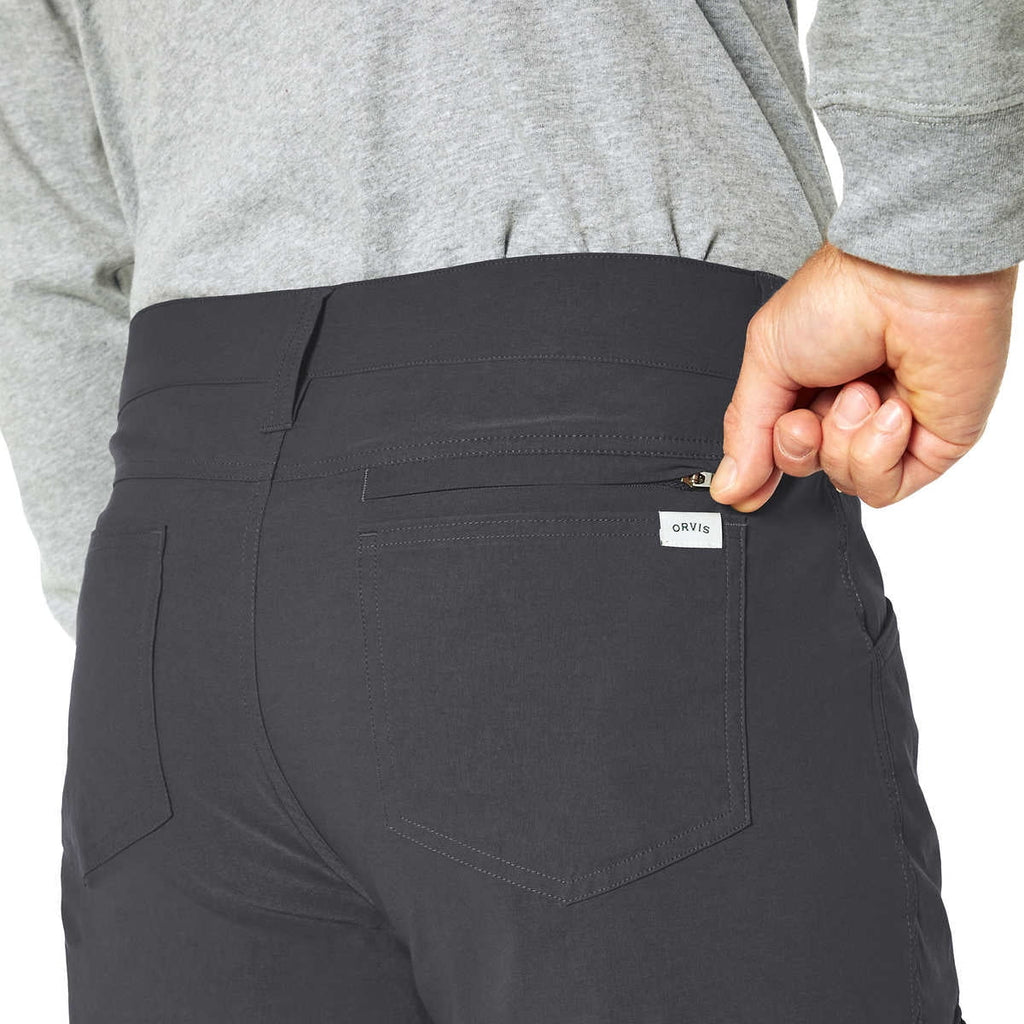 Mens Lightweight 6 Pocket Tech Pant (Asphalt (Grey),36x34) T7955