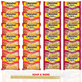 12 Packs Beef & 12 Packs Roast Beef Instant Ramen Noodle Soup, 3 Ounce N349