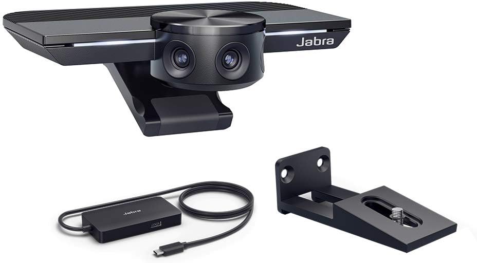 Jabra PanaCast with Jabra Speak 710 MS Wireless Bluetooth Speaker and Jabra PanaCast USB Hub and Jabra PanaCast Wall Mount Bundle J425