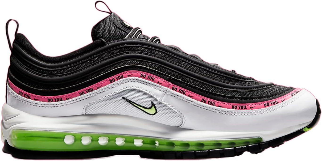 Black/Lime Glow-White Air Max 97 Shoes V38233