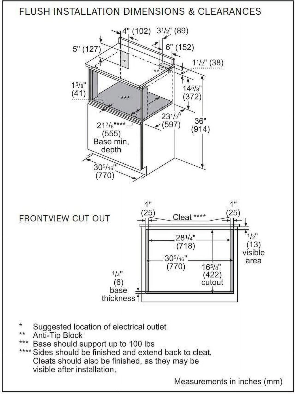 Stainless Steel Microwave Drawer J8914