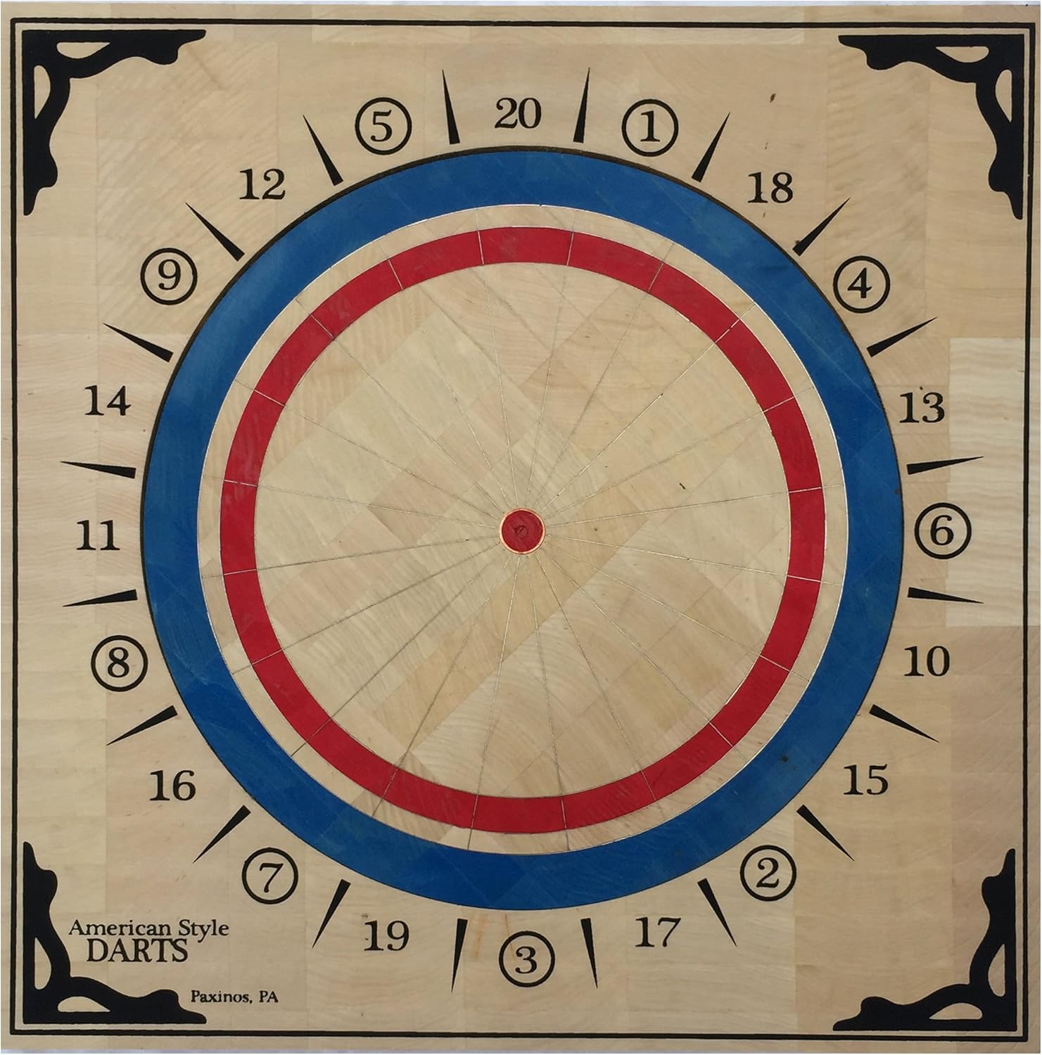 Wood Dartboard S6423